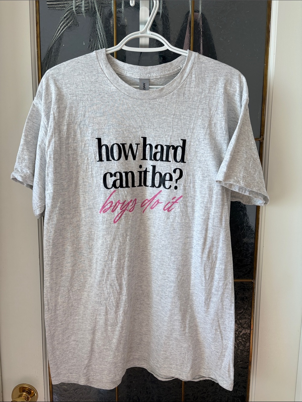 How hard can it be? Boys do it tee
